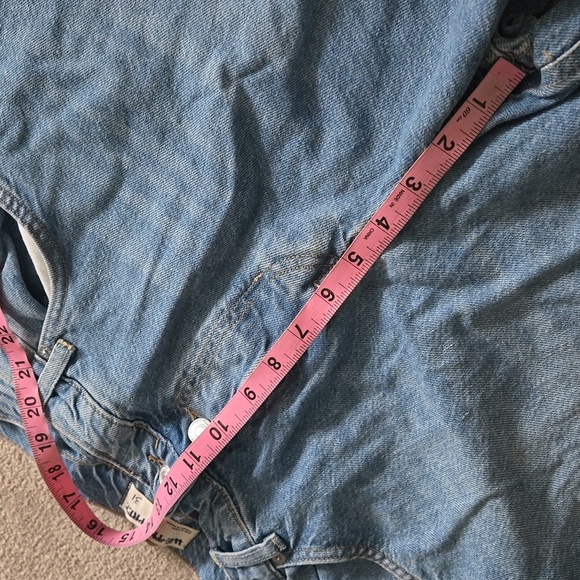 Free People NWT Crossroads Mid Rise Slim Straight Jeans Size 31 - Picture 14 of 16